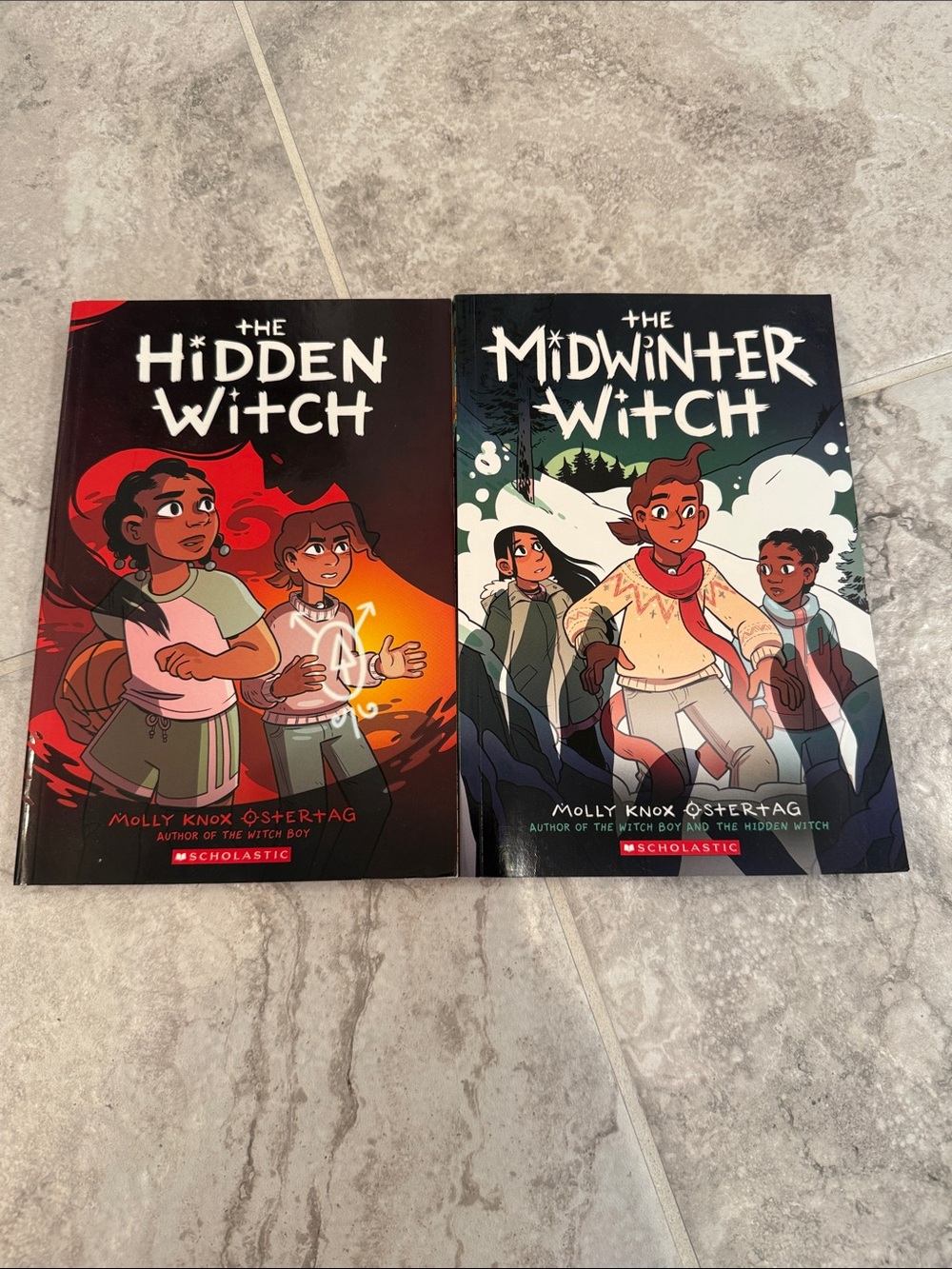 Kids Book Set - The Hidden Witch & The Midwinter Witch (Red & Blue Covers)